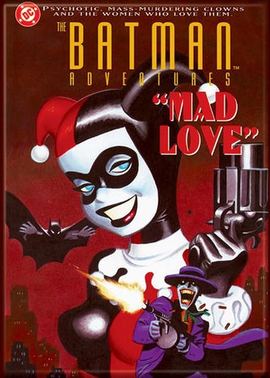 Amazon Com Ata Boy Dc Comics Batman Adventures Harley Quinn Mad Love 2 5 X 3 5 Magnet For Refrigerators And Lockers Home Kitchen Harley's crew supervillains superheroes … ata boy dc comics batman adventures harley quinn mad love 2 5 x 3 5 magnet for refrigerators and lockers