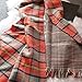 Ancia Women Mens Lovers Soft Houndstooth Reversible Dual Purpose Long Scarf Wrap Shawl