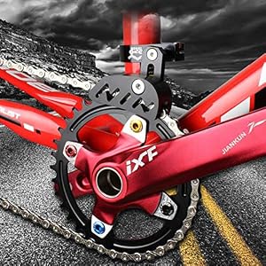 Bike Chain Guide, Mountain Bike Protector Road Bicycle Mountain Cycle Chain Guide Tensioner with Hollowed Design, Direct…
