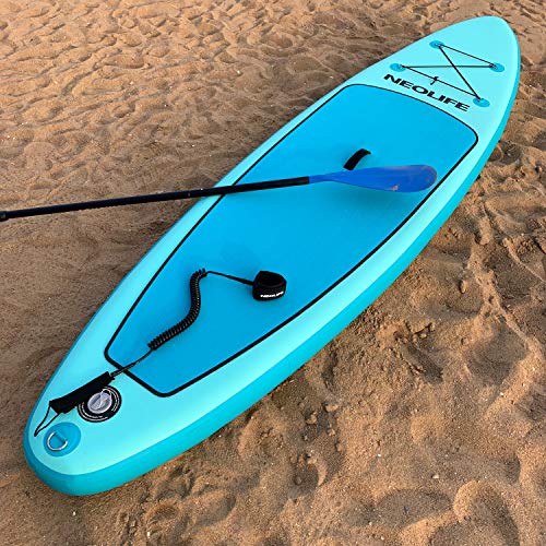Neolife Coiled Premium Surfboard Leash,Stand Up Paddle Board Leash