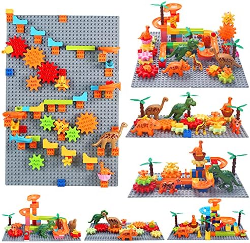 Marble Run Building Blocks Toys, Classic Big Blocks Compatible with All ...