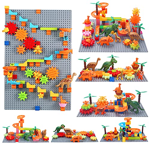 Marble Run Building Blocks Toys, Classic Big Blocks Compatible with All ...