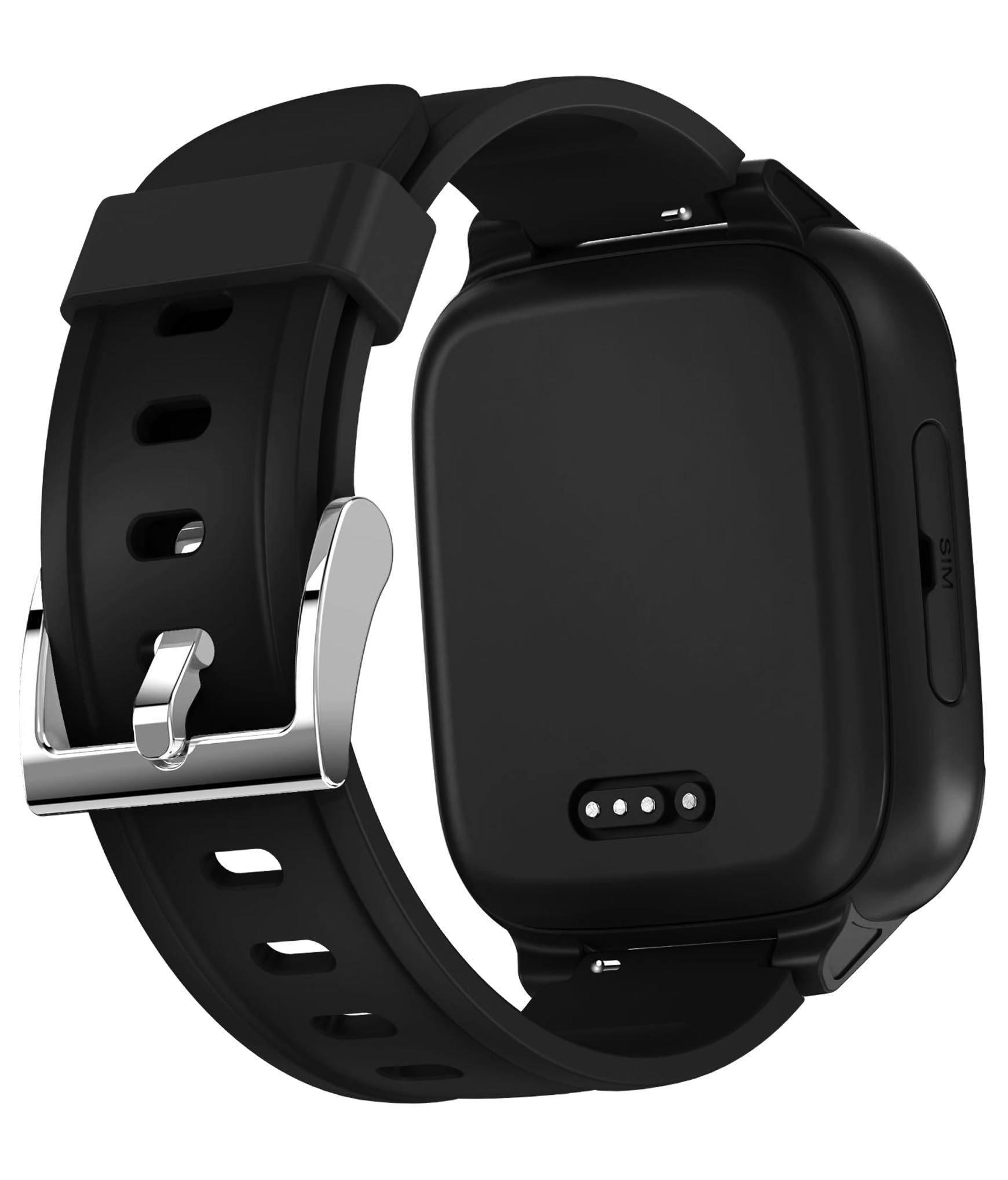 XPLORA Kidzi - Watch Phone for children 4G - Calls, Messages, Kids School Mode, SOS function, GPS Location, Camera and Pedometer - Including 3 months free subscription (BLACK)