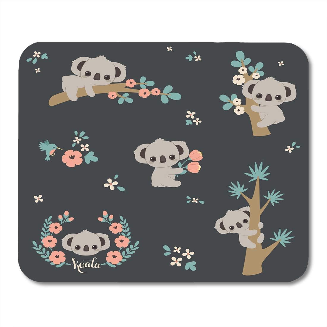Amazon Com Emvency Mouse Pads Cute Koala In Different Poses