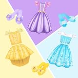 MELAND Princess Costumes for Girls 16 Pieces Dress Up Set 3-6 Years view 8