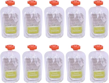 disposable squeeze pouches