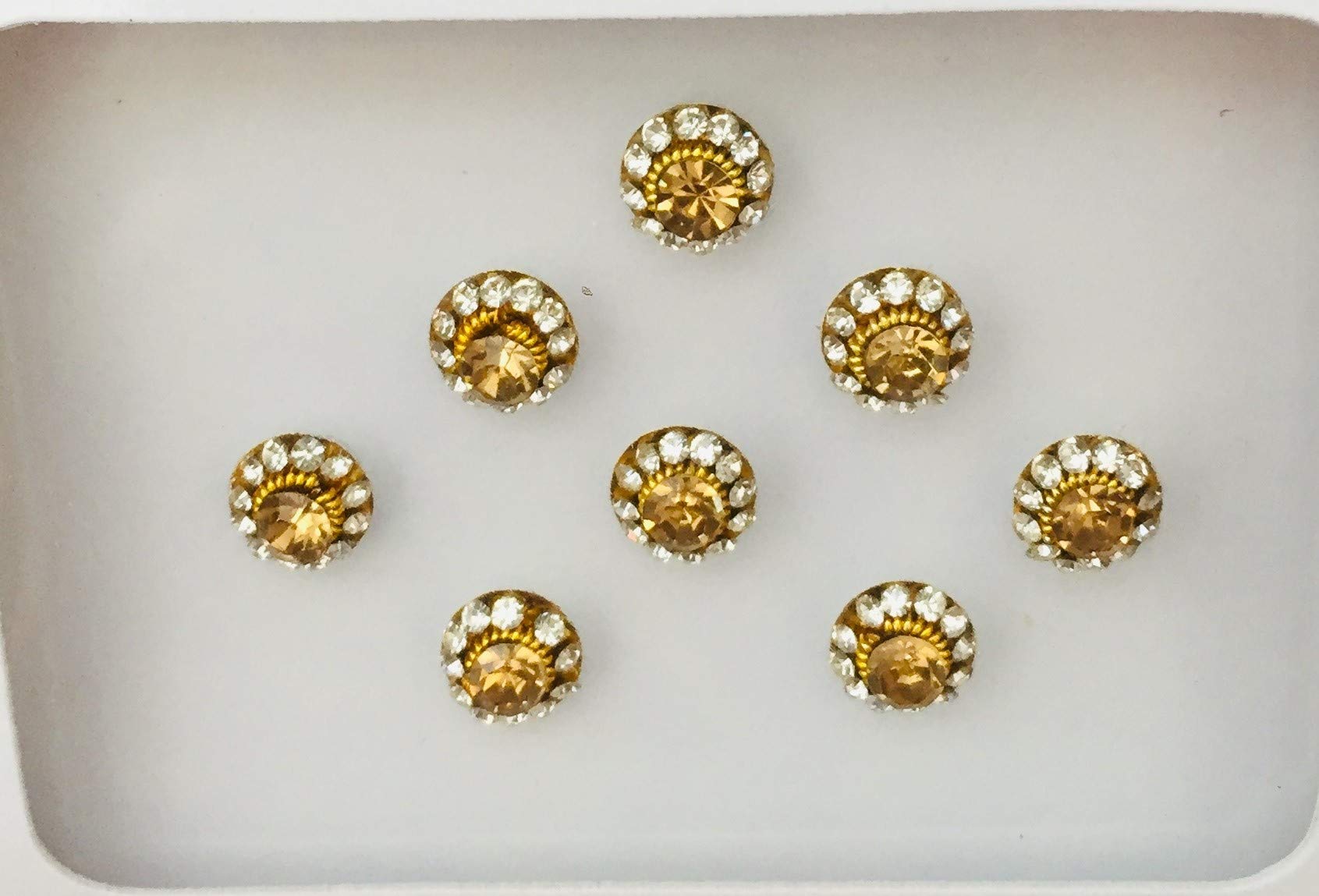 BBW45 Gold Silver Stone Diamante Bindi Tattoo Forehead Sticker Wedding Tikka Bindi Bollywood Saree