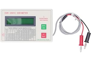 ASIXXSIX Capacitor Tester, High Accuracy Capacitance Meter LCD Display Meter with Smart Shutdown Function