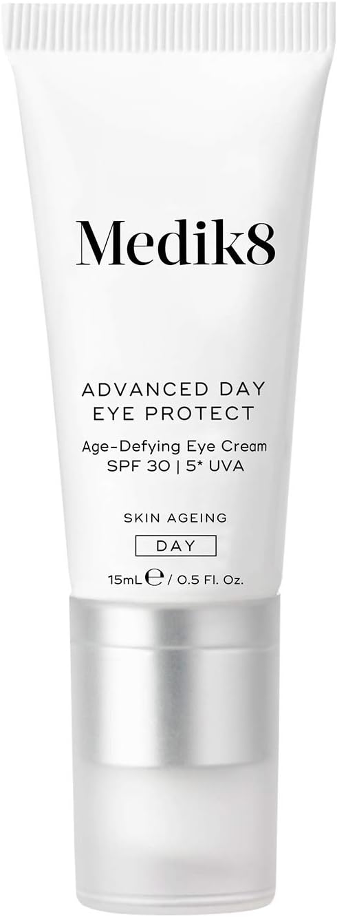Medik8 Advanced Day Eye Protect - Age-Defying Eye Cream - SPF 30 - Targets Dark Circles, Prevents & Smooths Wrinkles - 15ml