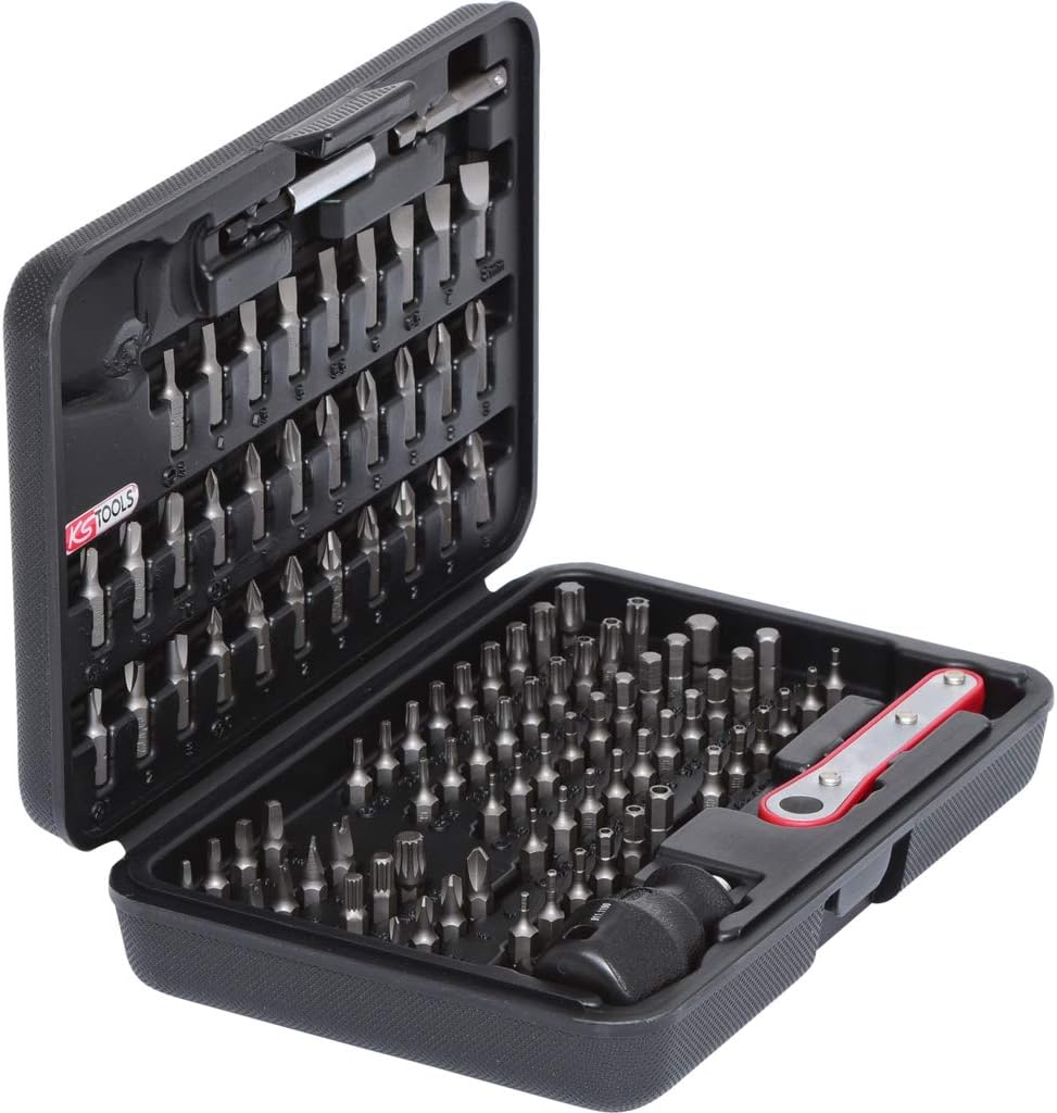 KS Tools 911.208 1/4-inch Classic Security Bit Set (99 Pieces), Farbe, Variety pack - Image 5