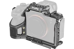 SmallRig A7 V / A7R V / A7 IV Rhinoceros Cage for Sony Alpha 7 V/Alpha 7R V/Alpha 7 IV/Alpha 7S III/Alpha 7R IV, New Sleek & 