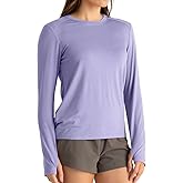 Free Fly Women's Shade Long Sleeve II - UPF 50+ Sun Protection Clothing Women's Sun Shirt, Bamboo Viscose Long Sleeve Shirt