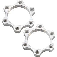 thumbnail image 2 of Alloy Bike Hub Adapter Conversion Front 100 * 15 To 110 * 15 - Rear 142 * 12 To 148 * 12 Freewheel Threaded Hubs Adaptor Disc Brake Rotor Bolts 2 of 10