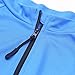ARSUXEO Men's Slim Fit Cycling Jersey Short Sleeves Bike Bicycle MTB Shirt Blue Size X-Large