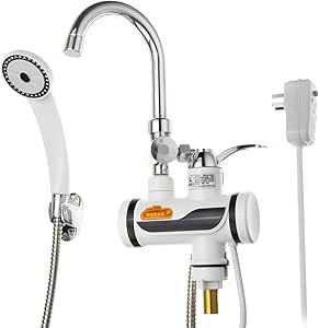 Calentador de agua eléctrico instantáneo, grifo de calentamiento rápido