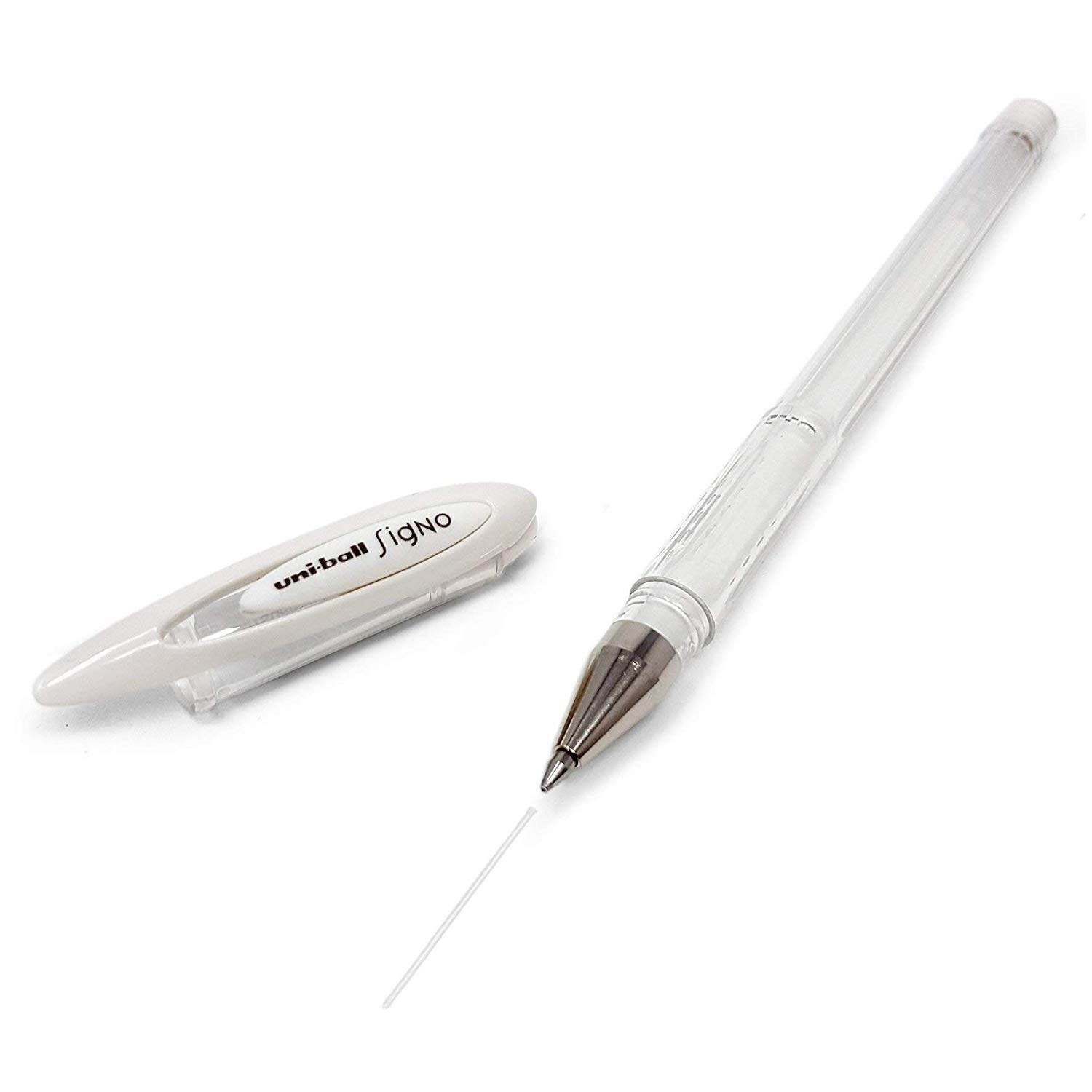 uni-ball H DUPONT DUS0266C - A Fine Point White Signature Pen - Silk Pencil - used to write or draw on silk creations - small detail pen - Manufactured in Japan
