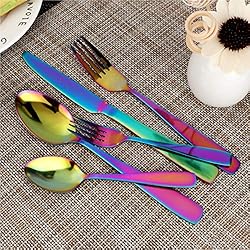 Moxinox 40-Piece Silverware Flatware Set with