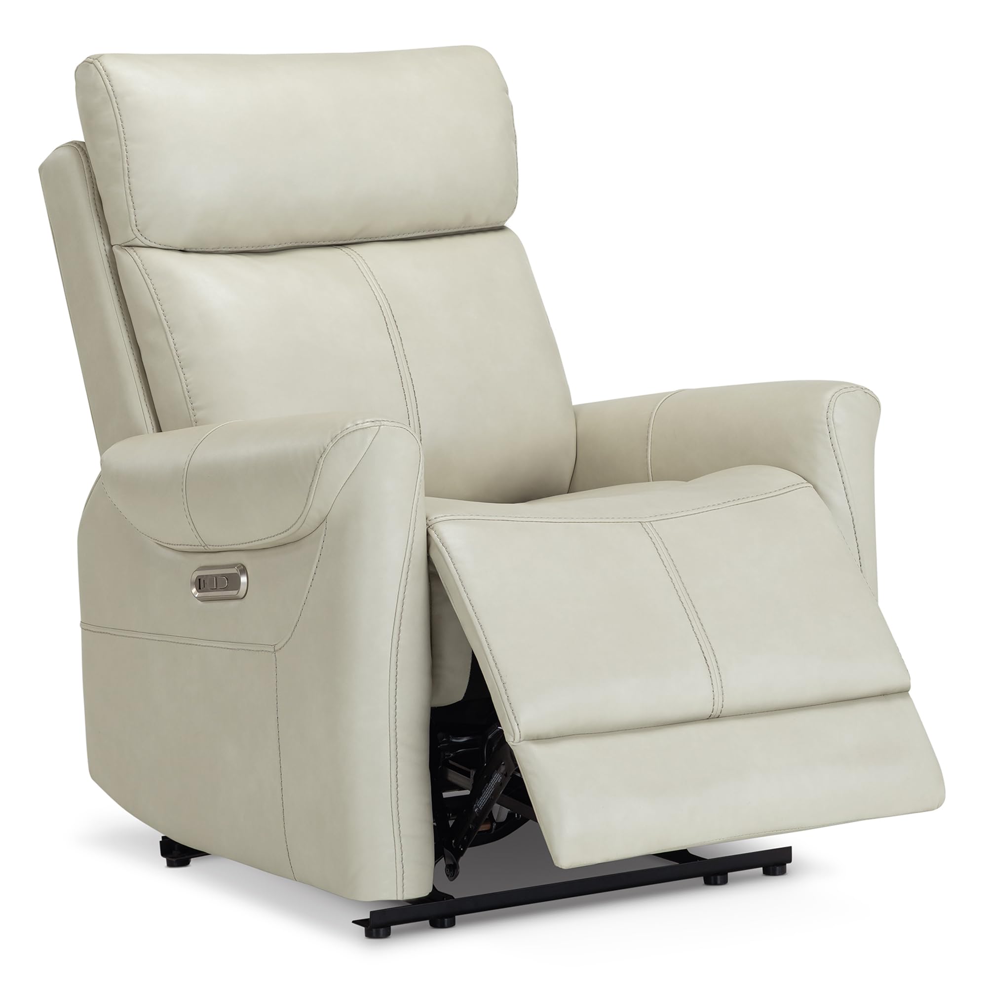 Photo 1 of KISLOT Leather Recliner Chair for Adults Wall Hugger RV Recliner with USB Charging Ports Electric Power Reclining Sofa for Living Room Home Theater Seating Bedroom