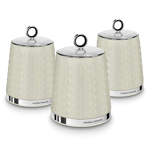 Morphy Richards Dimensions Set Of 3 Round Kitchen Storage