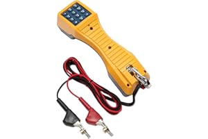 Fluke Networks 19800009 TS19 Telephone Test Set with Angled Bed-of-Nails Clips