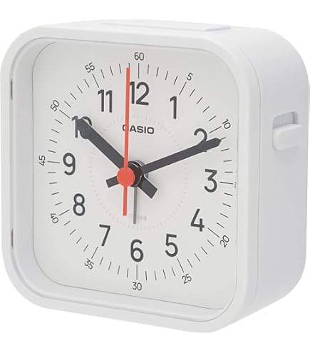 Amazon.com: Casio Tq228-7df Round Travel Table Top Alarm Clock
