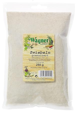 Wagner Gewürze Zwiebeln granuliert 2-er Pack Zwiebelpulver für Fleisch, Fisch, Gemüse & vieles mehr, Zwiebel-Granulat getrock