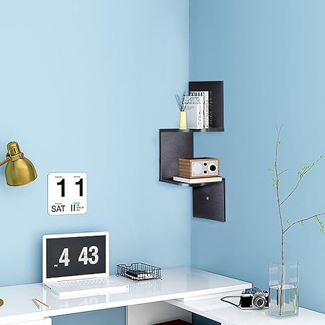 Bm Wood Furniture Wooden Wall Shelves Corner Wall Shelf For
