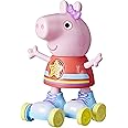 Peppa Pig Disco Peppa Roller Skating Doll, Pull-and-Go Action, 11 Inch Figures, Preschool Toys for 3 Year Old Girls and Boys and Up, with Lights, Speech, and Music
