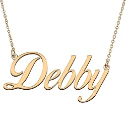 HUAN XUN Customized Custom Simple Any Name Necklace