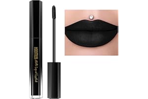 HOOMUSS Black Lipstick Long Lasting, Matte Liquid Lipsticks for Women Non Transfer Smudgeproof Smooth and Easy to Appy Cruelty Free Lip Color, M14 Black Swan