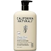 California Naturals Conditioner with Coconut Milk, Vitamin E for Dry Hair & Scalp Care in Women & Men, Natural, Vegan, Paraben & Sulfate Free, Color Safe Conditioner, All Hair Types, 20 fl oz