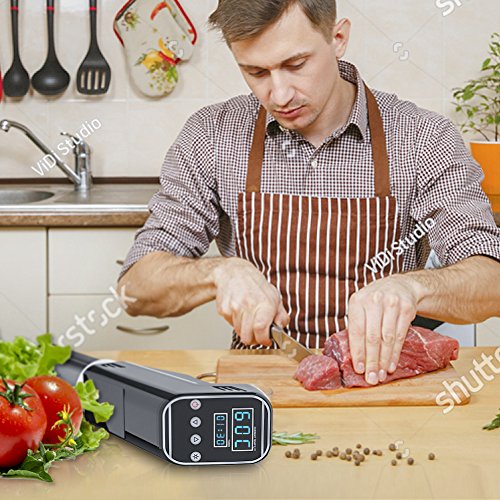 Sous Vide Precision Vacuum Slow Cooker with Thermal Immersion Circulatory Accurate Temperature Digital Timer LED Elegant Display - Thumbnail 5