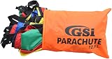 GSi Kids Play Parachute Rainbow 12 Ft with Handles 1:1 Size Pattern view 7