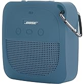 TXEsign Silicone Case for Bose SoundLink Micro Waterproof Portable Speaker, Protective Stand Up Case with Carabiner