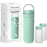 MomMed Breast Milk Cooler, Upgraded Rapid Cooling to 43°F in 1 Hour, 24H Long-Lasting Cooling, Leakproof Portable Breastmilk Storage for Pumping Moms, Travel, Work, and On-The-Go TSA