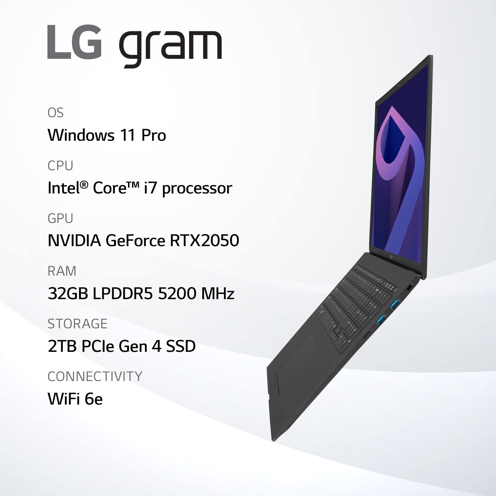 LG gram (2022) 16Z90Q Ultra Lightweight Laptop, 16
