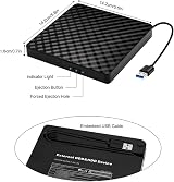 ZZOSRDR USB 3.0 External CD DVD Drive RW Writer Burner Player for Laptop Mac view 4