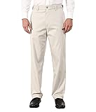 Dockers Men's Relaxed Fit Comfort Pants, Porcelain