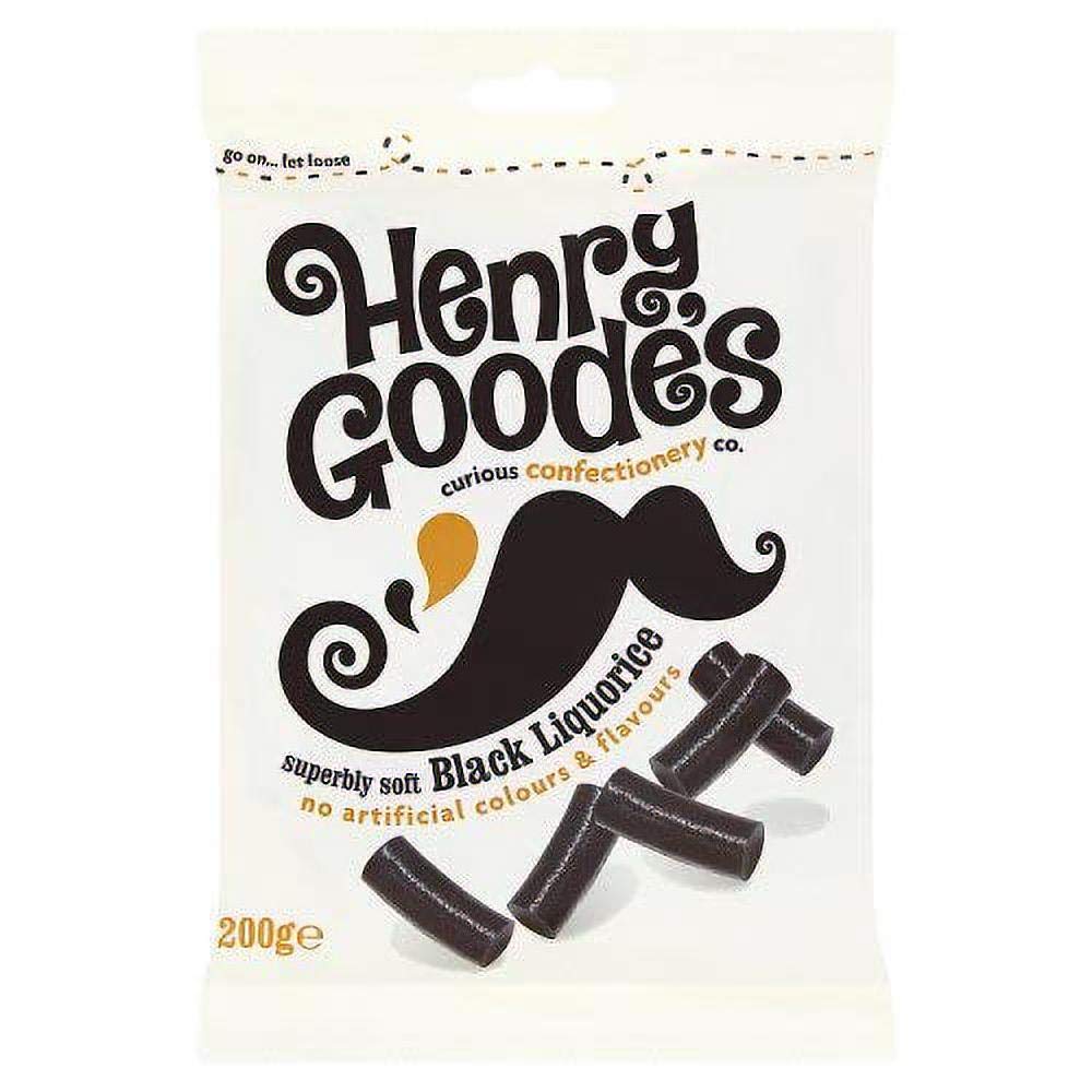 Henry Goodes | Soft Eating Liquorice | 200 g (Pack of 9)