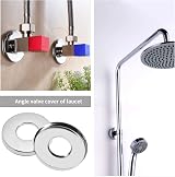 Be In Your Mind 4PCS Stainless Steel Shower Pipe Covers 26mm Hole Cover Chrome view 2