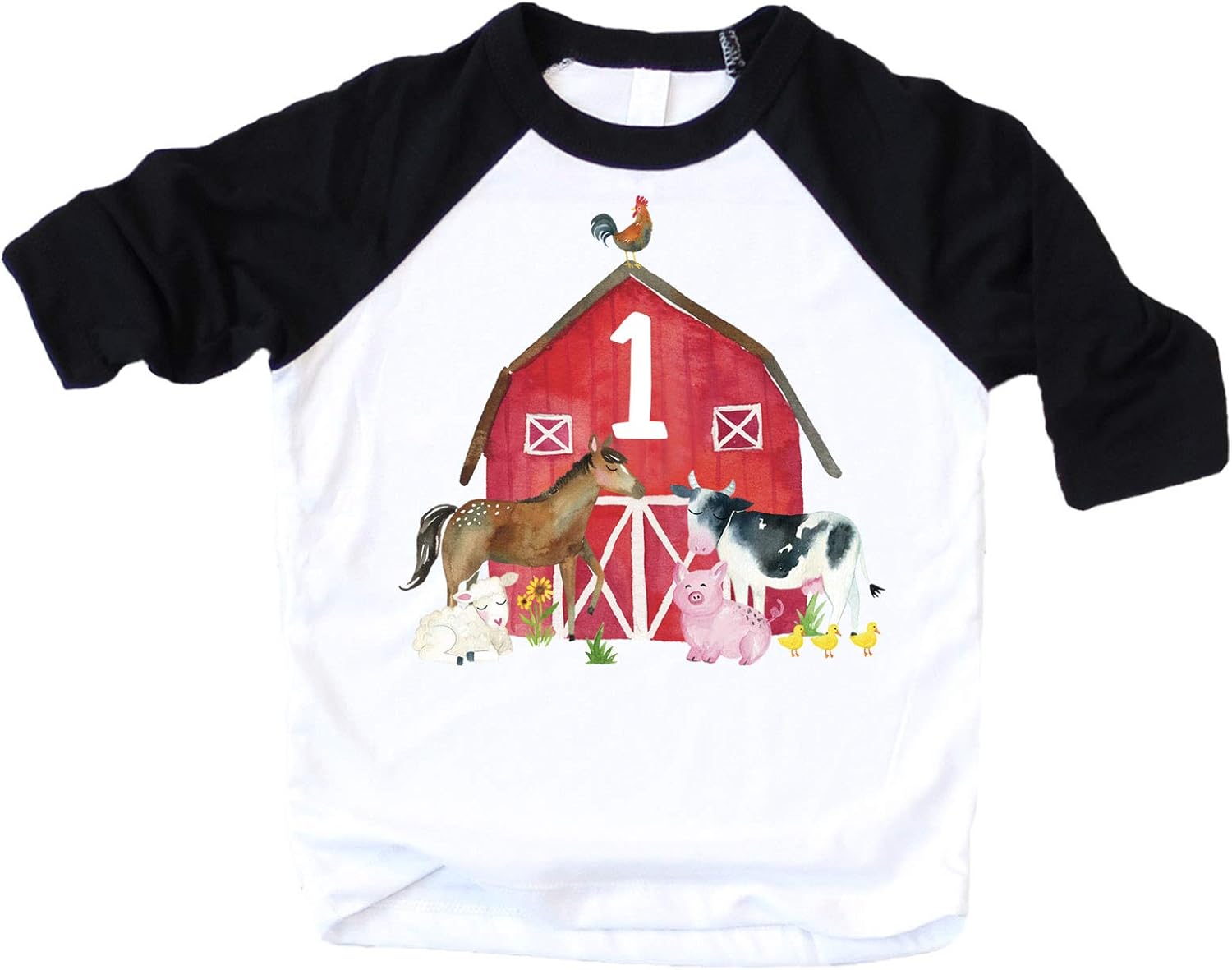 farm first birthday outfit boy