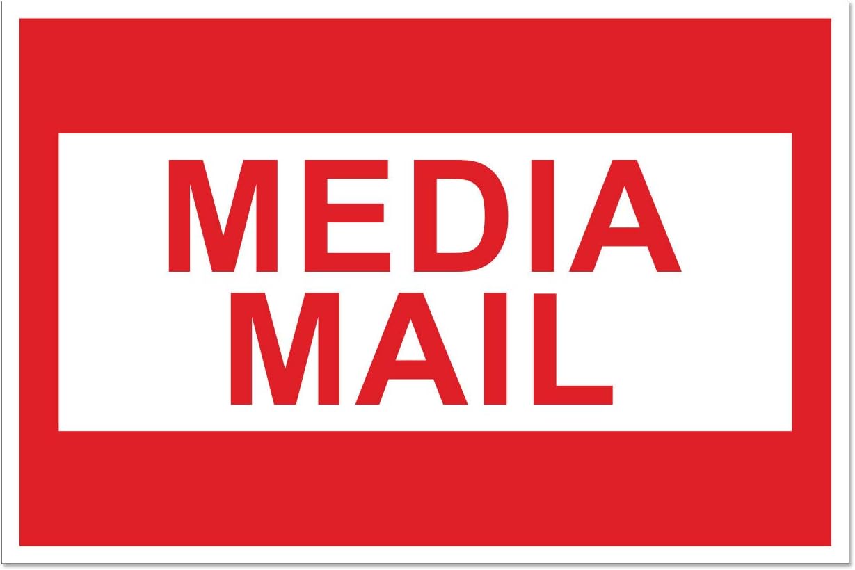 OfficeSmartLabels 2" x 3" Media Mail Stickers Media