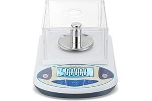 BAOSHISHAN 500g/0.001g Lab Scale Precision 1mg Analytical Electronic Balance Lab Balance for Micro Weighing (500g/1mg)