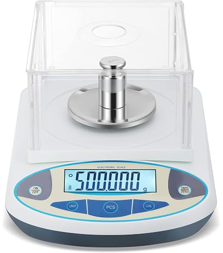 U.S. Solid 500g X 0.001g Lab Analytical Balance 1mg Digital Precision Scale