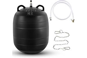 AMTEADM Test-Ball Pipeline Plugging Air Bag,Sewer Test Plug，Water Shut Off Airbag, Rubber Plumbing Balloon，Inflatable Pipe Test Plug，Used for Drainage Pipe, Sewage Pipe Temporary Water Blocking (10 Inchs)