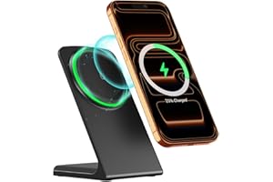 Mag Safe Charger - Magnetic Charger for iPhone, Qi-Certified Fast Wireless Charger Stand for iPhone 17/Air/16/15/14/13/12 Ser