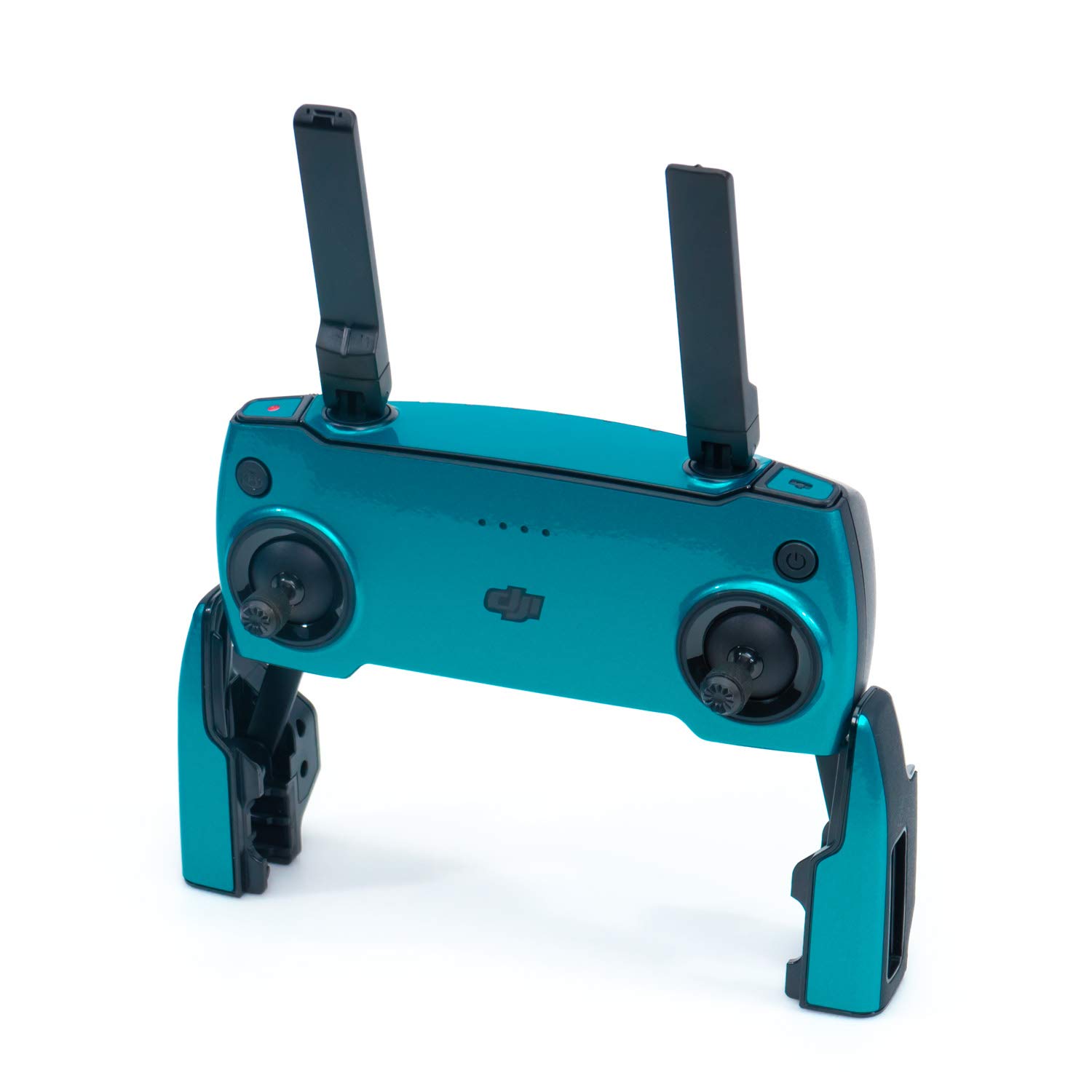 Wrapgrade Skin Sticker compatible with DJI Mavic Mini | Remote Controller (CARIBBEAN BLUE)