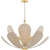 Mitzi H1024806-AGB Nadine - 6 Light Chandelier 20.75 inches Tall and 29.25 inches Wide - Aged Brass
