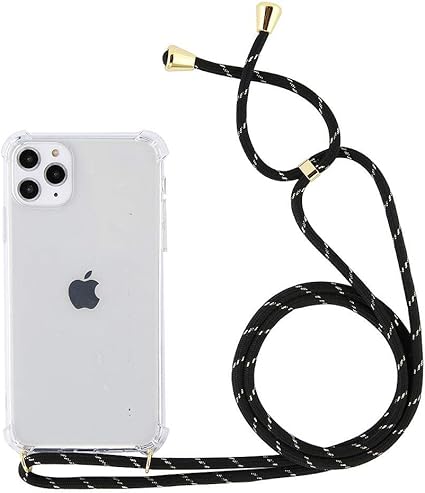 Amazon Co Jp ソリッドカラーのロープチェーンネックレスストラップの電話ケース Iphone 11 Pro X Xr Xs Max 7 8 Plusに最適 ソフトで透明なバックカバー 持ち運びが簡単 g For Iphone X 家電 カメラ