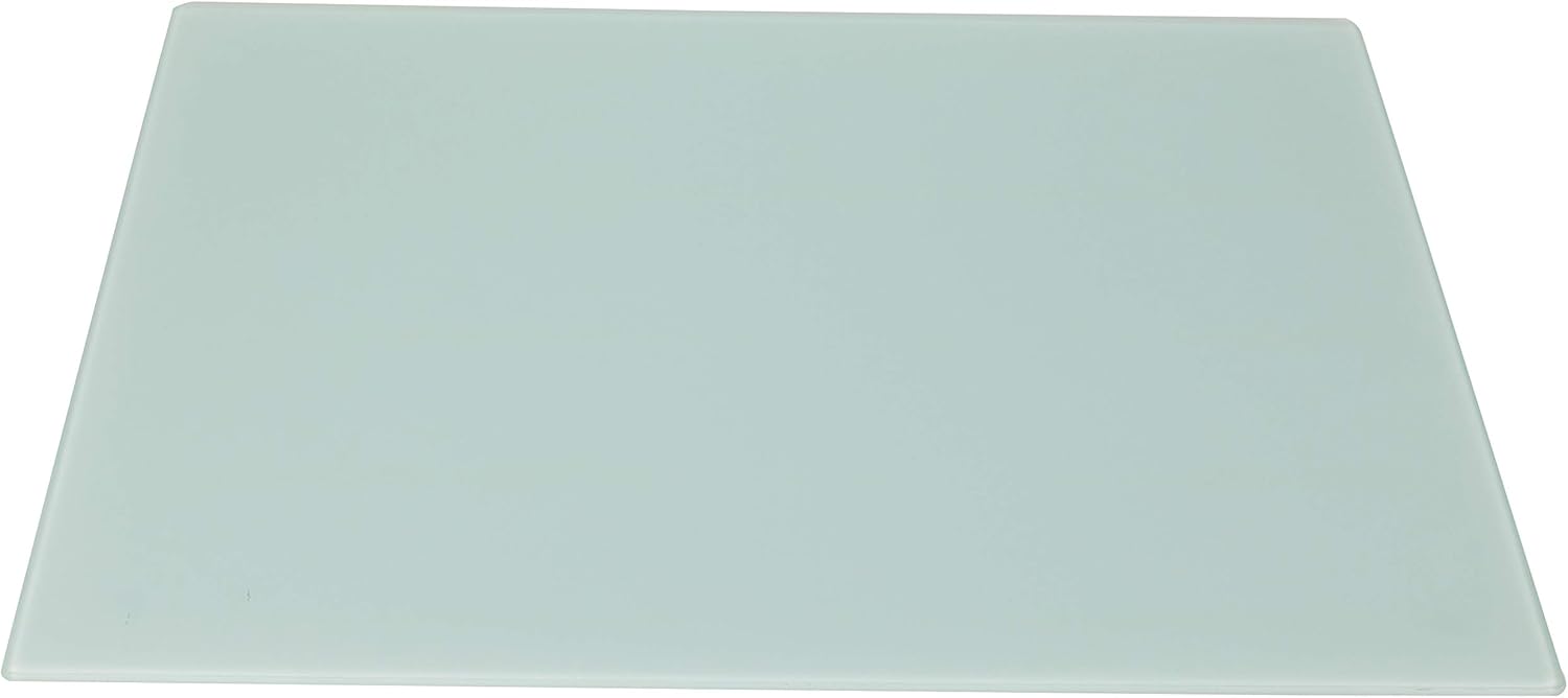 Clever Chef - Glasschneidebrett - rutschfest, bruchsicher, beanspruchbar, schmutzabweisend und spülmaschinenfest - Türkis-Transparent - 40 x 50 cm